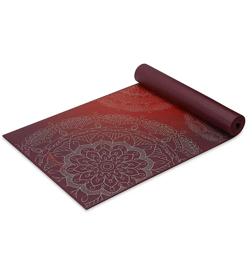 Gaiam Metallic Sunset Yoga Mat 68" 6mm