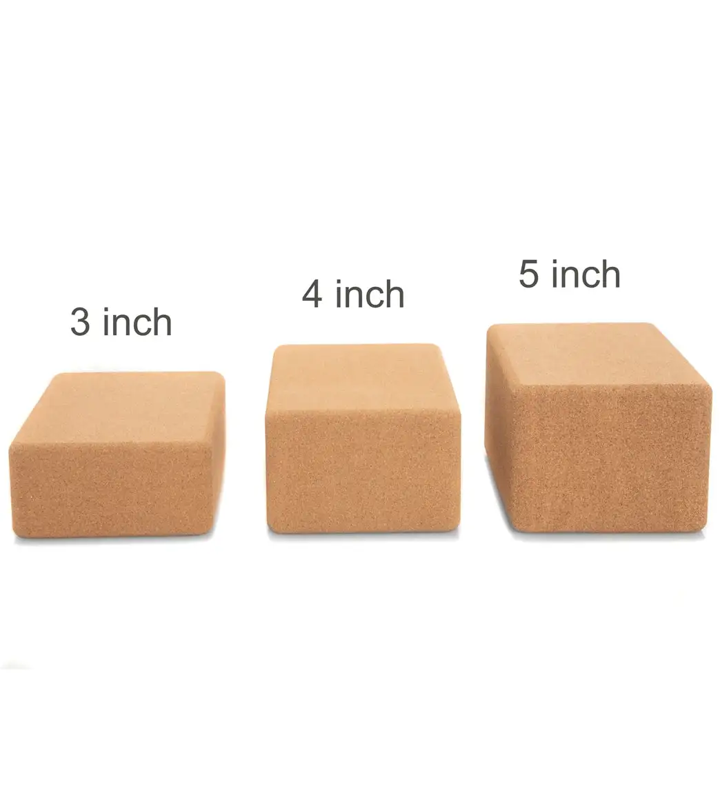 Everyday Yoga Cork Yoga Block 5 Inch - Image 5