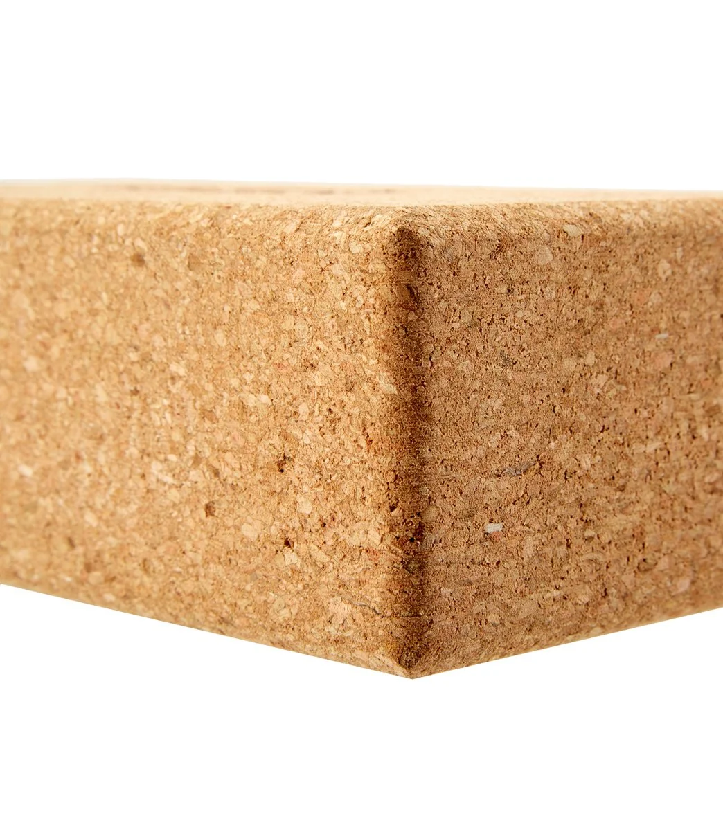 B Yoga Cork Yoga Block 3 Inch - Image 4