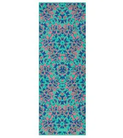 Gaiam Reversible Kaleidoscope Printed Yoga Mat 68" 6mm Extra Thick
