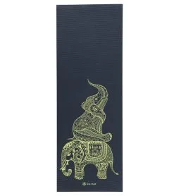 Gaiam Tribal Wisdom Printed Yoga Mat 68" 6mm Extra Thick