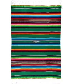 Native Yoga Large Mexican Serape Blanket