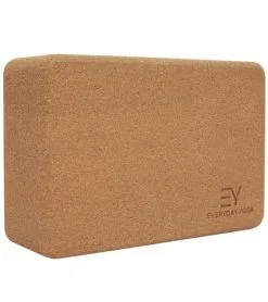 Everyday Yoga Cork Yoga Block 3 Inch
