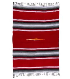 Native Yoga Diamond Design Mexican Yoga Blanket