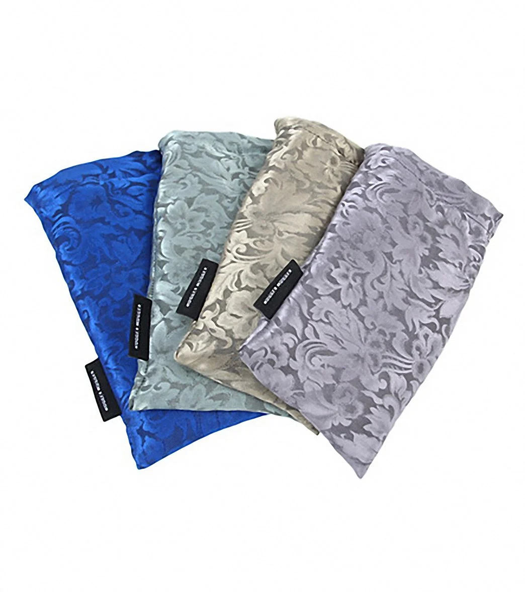 Hugger-Mugger Silk Yoga Eye Pillow - Flax - Image 3