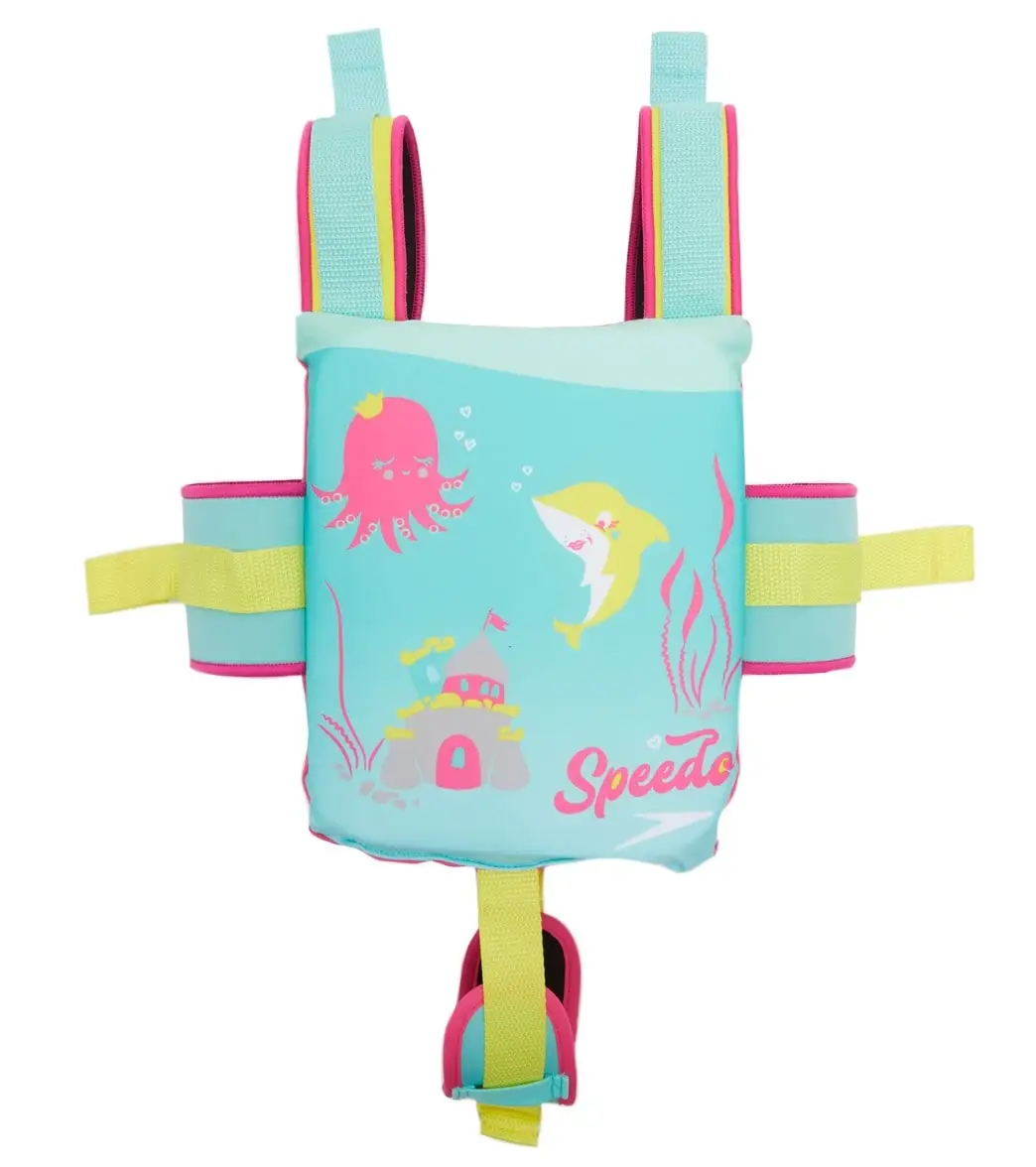 Speedo Girls' Learn To Swim Float Coach Swim Vest (2-4yrs) - Image 2