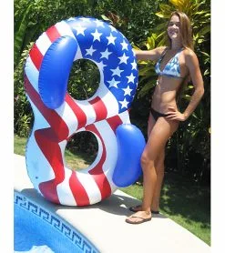 Swimline Americana Double Ring Lounger