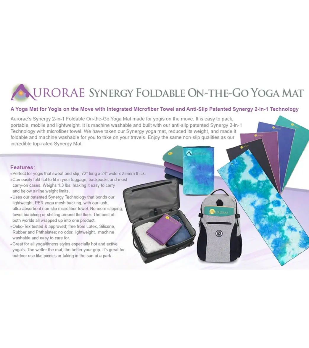 Aurorae Yoga On The Go Travel Mat - Image 4