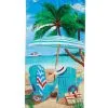 Dohler USA Dohler Beach Chairs And Palms Beach Towel 30”X 60”