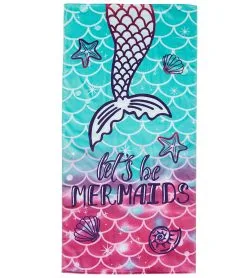 Dohler USA Dohler Let’S Be Mermaids Beach Towel 30”X 60”
