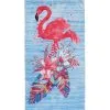 Dohler USA Dohler New Painted Flamingo Beach Towel 30”X 60”