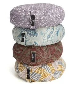Hugger-Mugger Zafu Printed Yoga Meditation Cushion